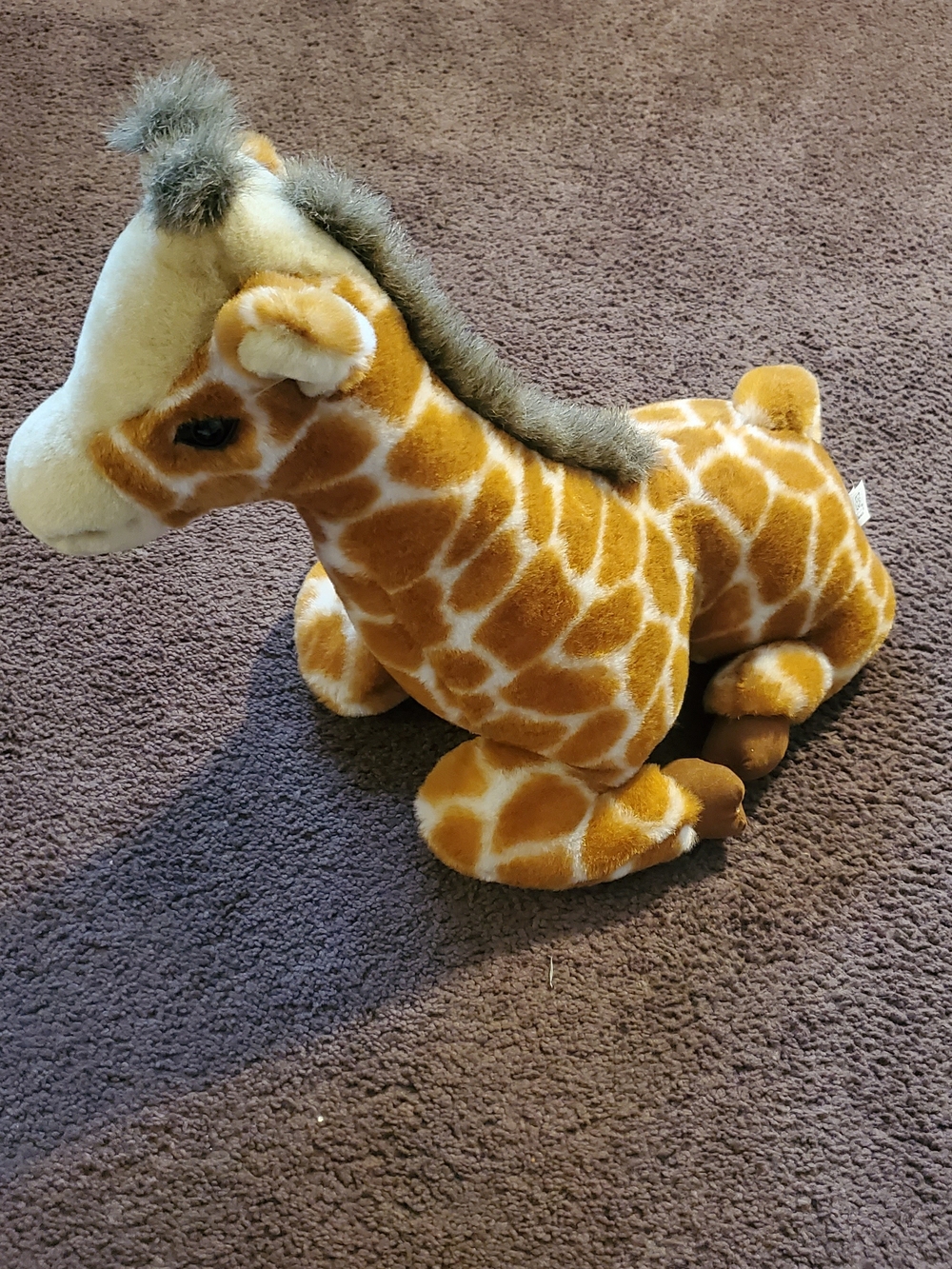 Fiesta 21' Plush Giraffe Seated Stuffed Animal Mane